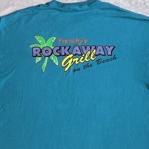 VTG Clearwater Beach Florida Graphic T- Shirt B.H. Frenchy's Vacation Cotton‎ XL